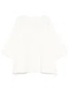 Issey Miyake Square Rib Ap Sweater In White