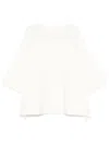 Issey Miyake Square Rib Ap Sweater In White