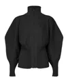 Shop Issey Miyake High-neck Jacket In Black