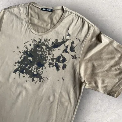 Pre-owned Issey Miyake Ss09 Abstract T Shirt In Brown