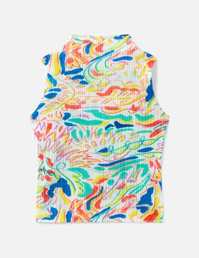 Issey Miyake Ss21 Print Top In Multi