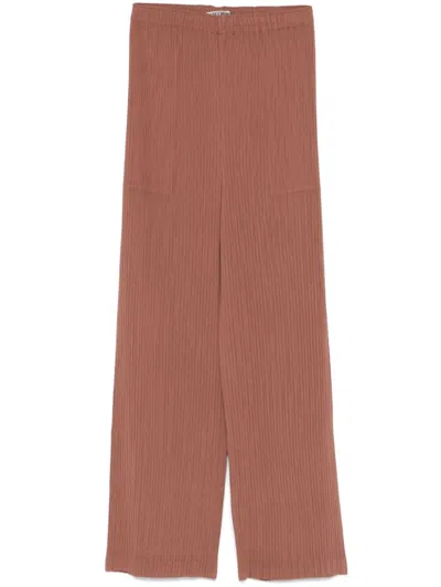 ISSEY MIYAKE STRAIGH-LEG TROUSERS