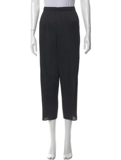 Pre-owned Issey Miyake Straight Leg Pants In Black