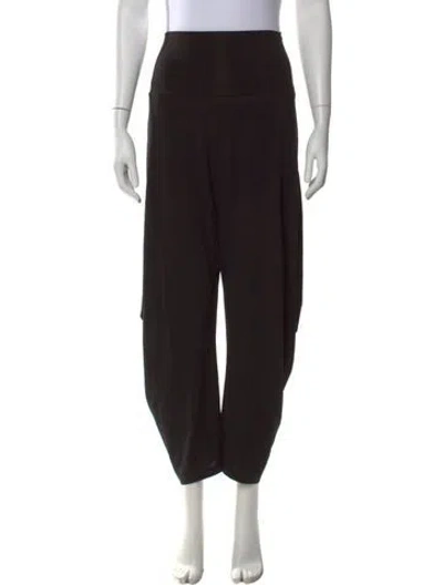 Pre-owned Issey Miyake Straight Leg Pants In Black