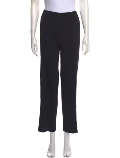 Pre-owned Issey Miyake Straight Leg Pants In Black