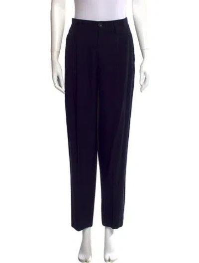 Pre-owned Issey Miyake Straight Leg Pants In Blue
