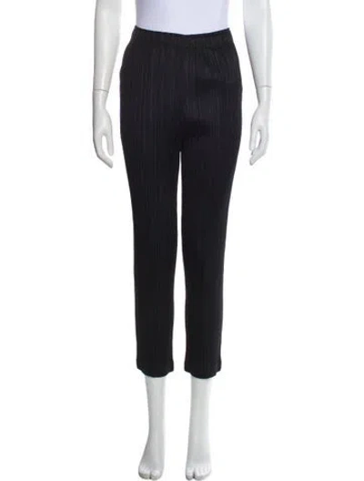 Pre-owned Issey Miyake Straight Leg Pants In Blue