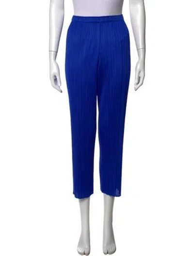 Pre-owned Issey Miyake Straight Leg Pants In Blue