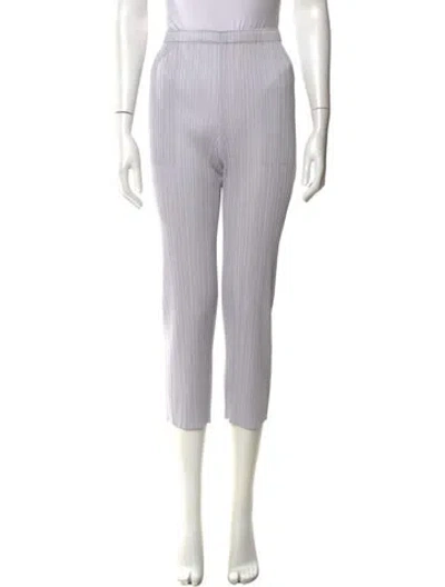 Pre-owned Issey Miyake Straight Leg Pants In Gray