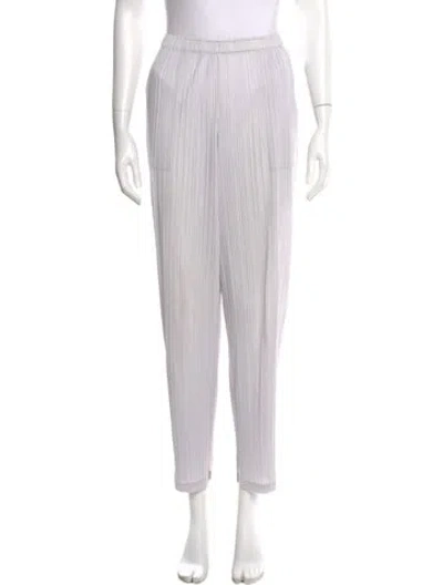 Pre-owned Issey Miyake Straight Leg Pants In Gray