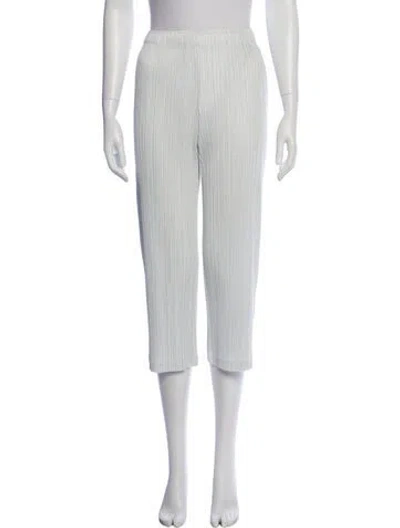 Pre-owned Issey Miyake Straight Leg Pants In Gray