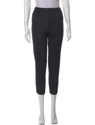 Pre-owned Issey Miyake Straight Leg Pants In Gray
