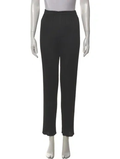 Pre-owned Issey Miyake Straight Leg Pants In Gray