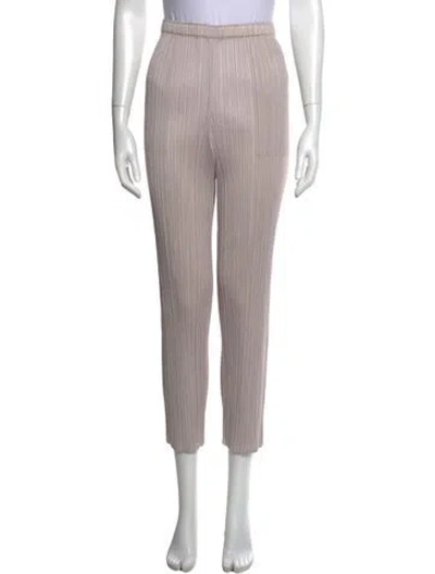 Pre-owned Issey Miyake Straight Leg Pants In Grey