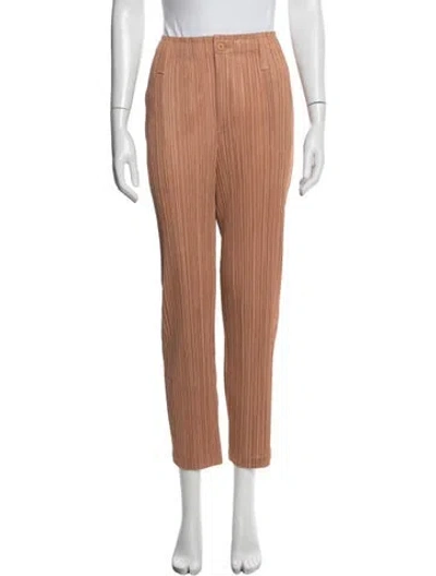 Pre-owned Issey Miyake Straight Leg Pants In Neutral
