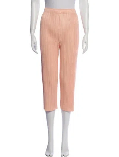 Pre-owned Issey Miyake Straight Leg Pants In Pink