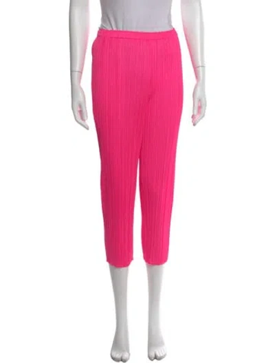 Pre-owned Issey Miyake Straight Leg Pants In Pink