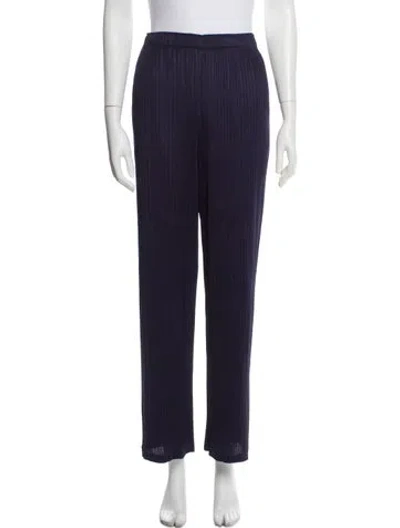 Pre-owned Issey Miyake Straight Leg Pants In Purple