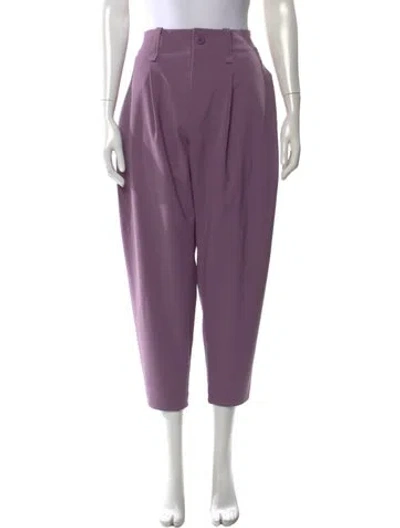 Pre-owned Issey Miyake Straight Leg Pants In Purple