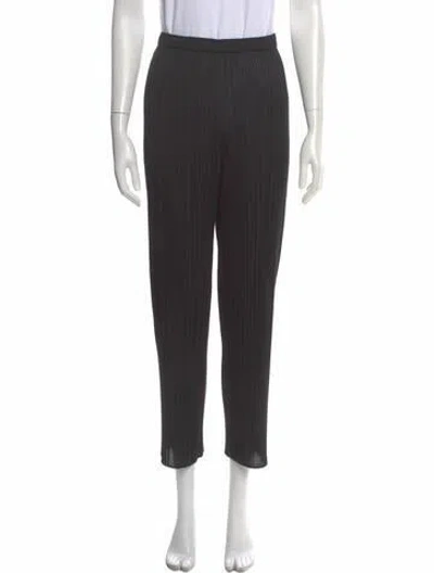 Pre-owned Issey Miyake Straight Leg Pants W/ Tags In Black
