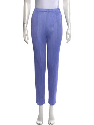 Pre-owned Issey Miyake Straight Leg Pants W/ Tags In Blue