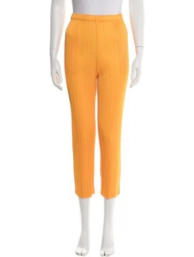 Pre-owned Issey Miyake Straight Leg Pants W/ Tags In Orange