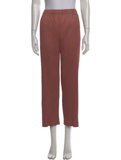 Pre-owned Issey Miyake Straight Leg Pants W/ Tags In Pink