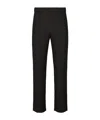 Issey Miyake Plissierte Straight-leg-hose In Black