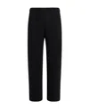 Issey Miyake Pleated Fabric Trousers In Black
