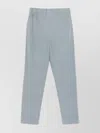 Issey Miyake Straight-leg Trousers With Elastic Waistband And Vertical Stripes