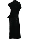 Issey Miyake Women Stream Long Dress In Black