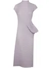 Issey Miyake Stream Dress In Multicolor