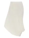 Issey Miyake Off-white Stream Midi Skirt In White