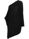 Issey Miyake Stream Top In Black