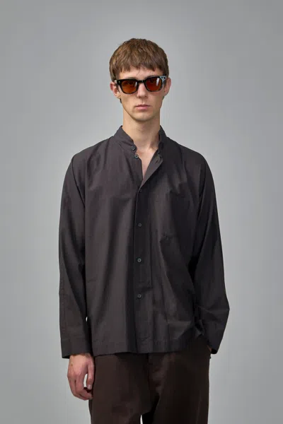 Issey Miyake Streamline Shirt In Brown