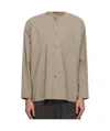 Issey Miyake Gray Streamline Shirt In Neutral