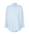 Issey Miyake Streamline Shirt In Sky-blue
