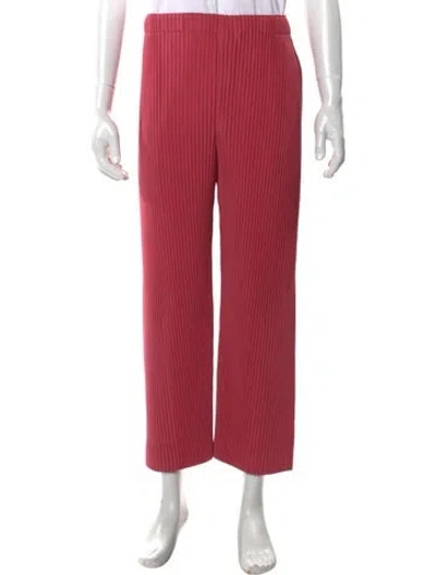 Pre-owned Issey Miyake Striped Corduroy Pants W/ Tags In Pink