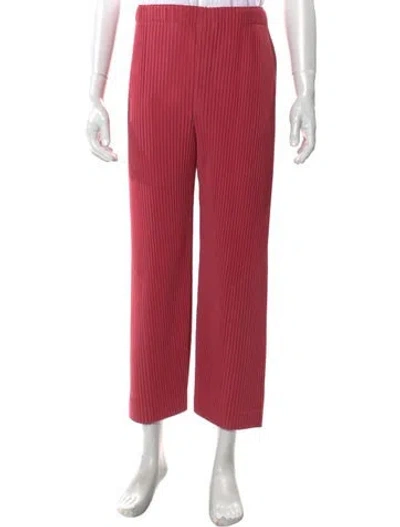 Pre-owned Issey Miyake Striped Corduroy Pants W/ Tags In Pink