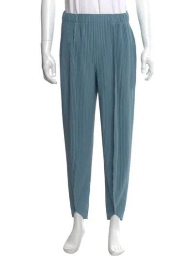 Pre-owned Issey Miyake Striped Joggers In Blue