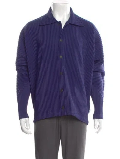 Pre-owned Issey Miyake Striped Long Sleeve Shirt In Multi