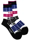 Issey Miyake Striped Socks In Multi