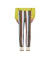 Issey Miyake Multicolor Ronan Bouroullec Edition Rb_stripes 1 Trousers In Brown