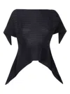 Issey Miyake Women Subdued Top In Black