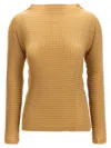 Issey Miyake Suede Like Pleats Shirt And Blouse Beige In Brown