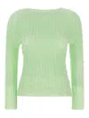 Issey Miyake Jellyfish Pleats Sweater In Animal Print