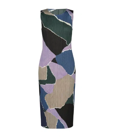 Issey Miyake Surprise Dress In Multi