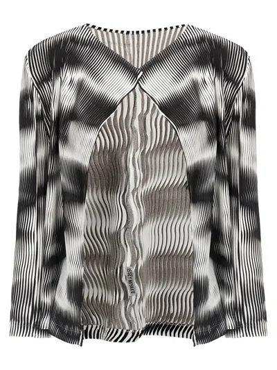 ISSEY MIYAKE SWAY PLEATS CARDIGAN