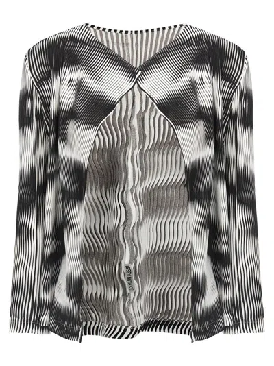 ISSEY MIYAKE SWAY PLEATS' CARDIGAN