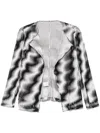 Issey Miyake Sway-pleats Jacket In White